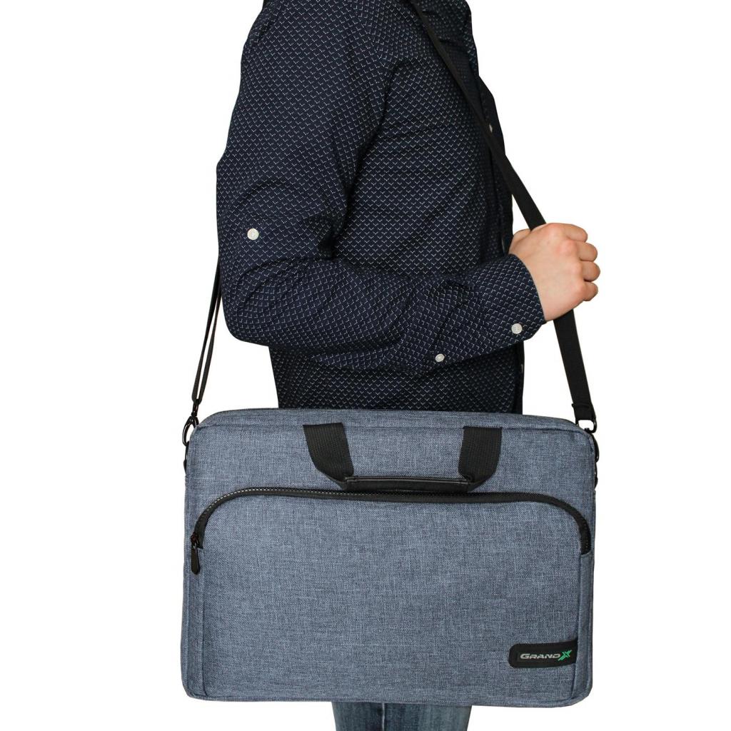 Сумка для ноутбука Grand-X 15.6'' SB-139 Grey (SB-139J) - зображення 9