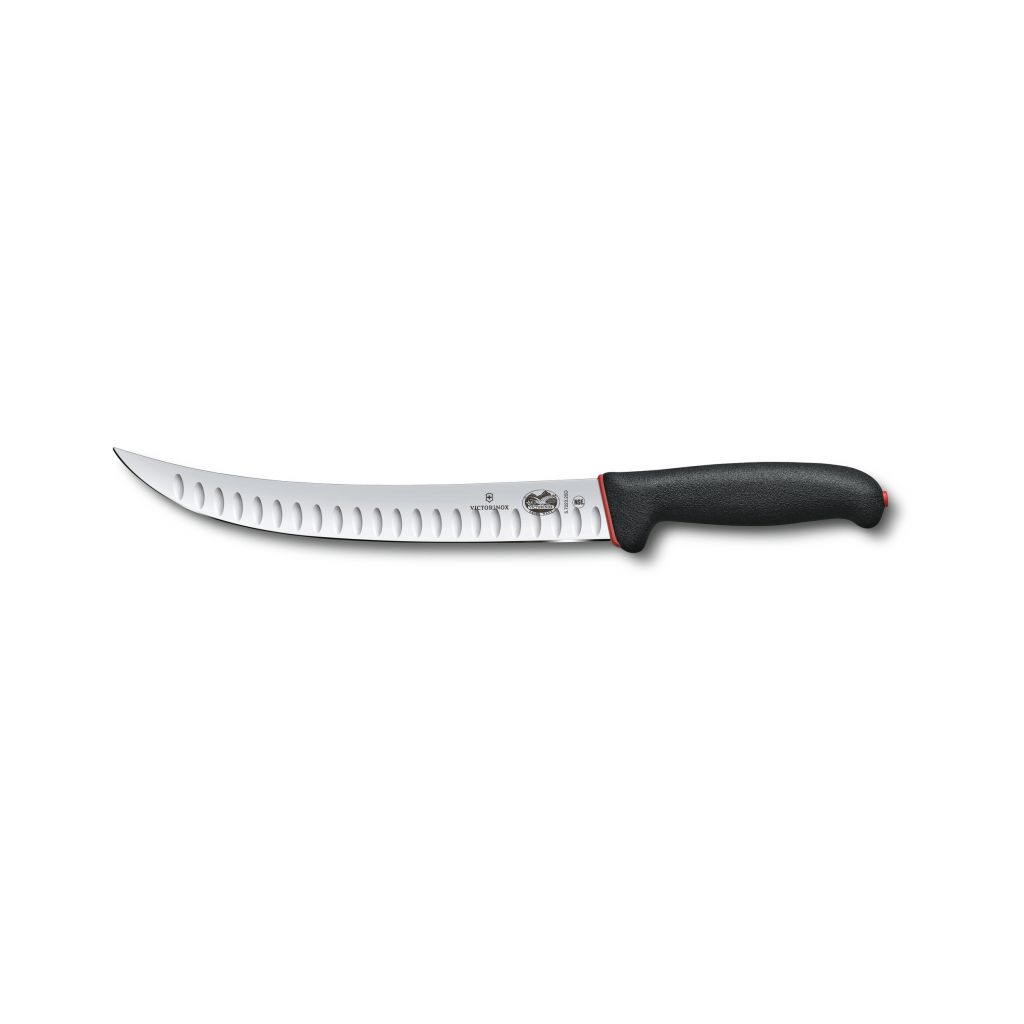 Кухонний ніж Victorinox Fibrox Butcher 25 см Dual Grip Black (5.7223.25D) - зображення 1