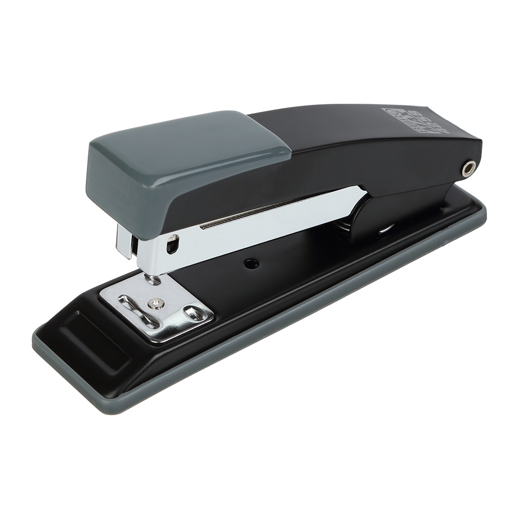 Степлер Buromax металевий, JOBMAX, 20 аркушів, (скоби №24; 26), 112 х 44 х 34 мм, чорний (BM.4258-01) - зображення 1