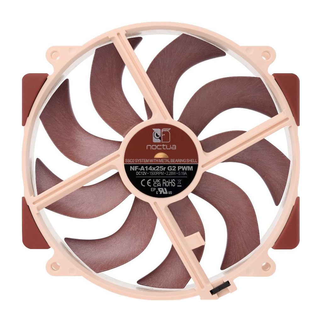 Кулер до корпусу Noctua NF-A14x25r G2 PWM - зображення 2