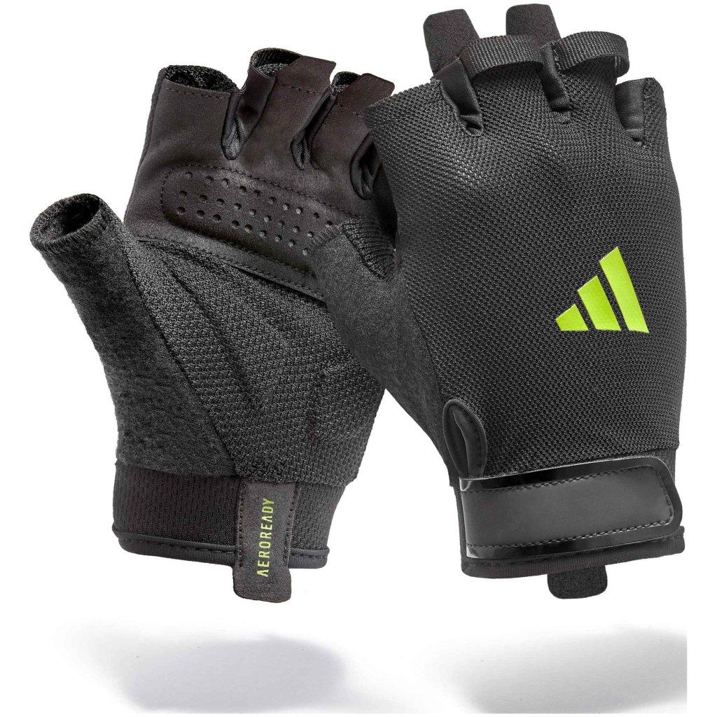 Рукавички для фітнесу Adidas Essential Training Gloves ADGB-15003GN чорний, зелений L (885652025973) - зображення 5