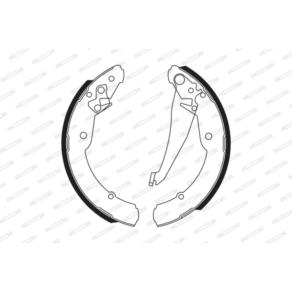 Гальмівні колодки FERODO FSB549 - зображення 1