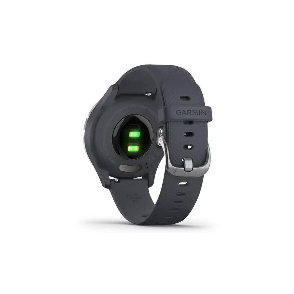 Смарт-годинник Garmin vivomove 3S, Silver, Granite Blue, Silicone (010-02238-00) - зображення 6