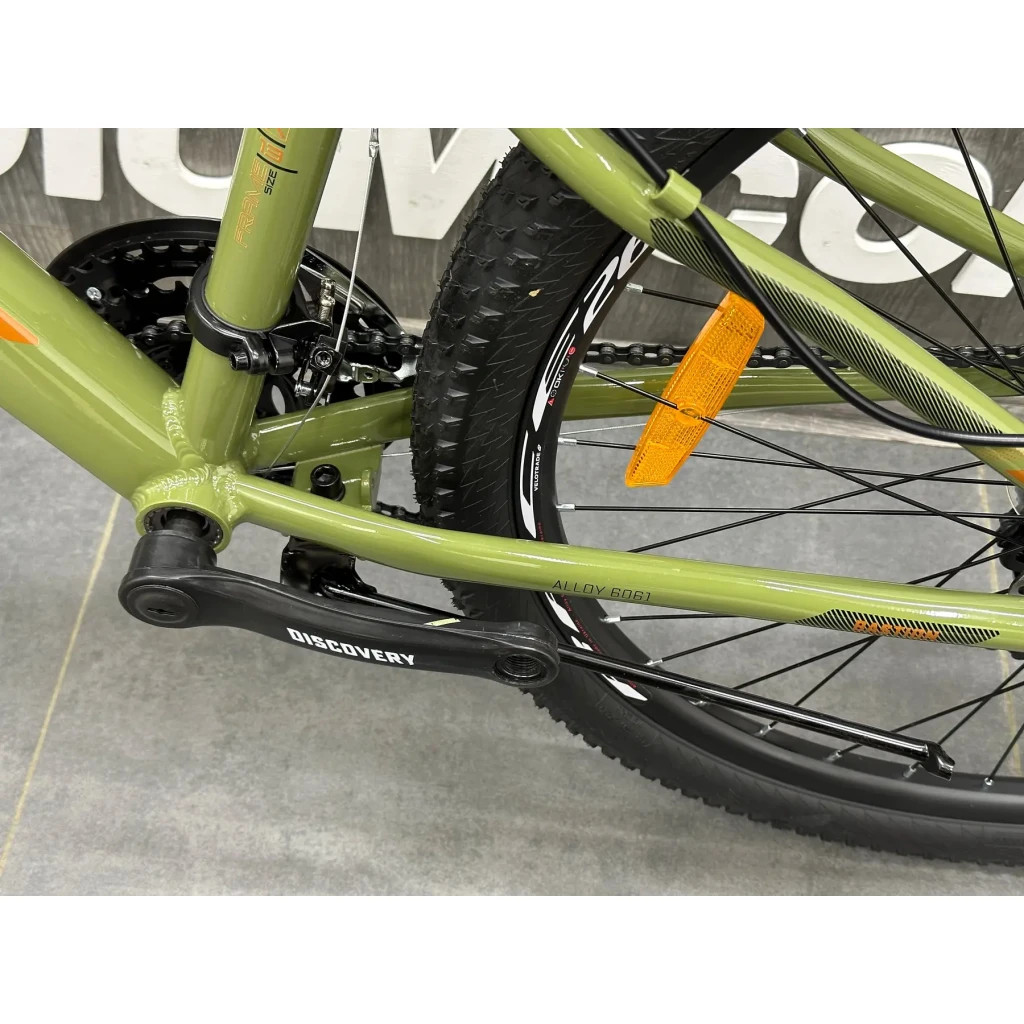 Велосипед Discovery Bastion AM DD 26" 18" AL 2024 Хакі (OPS-DIS-26-597) - зображення 11
