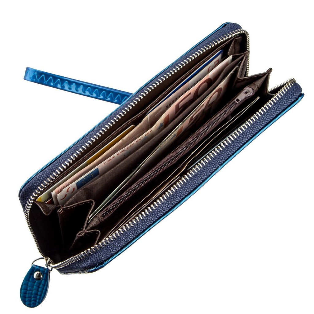 Гаманець Kivi З екошкіри Синій (19028) - зображення 3