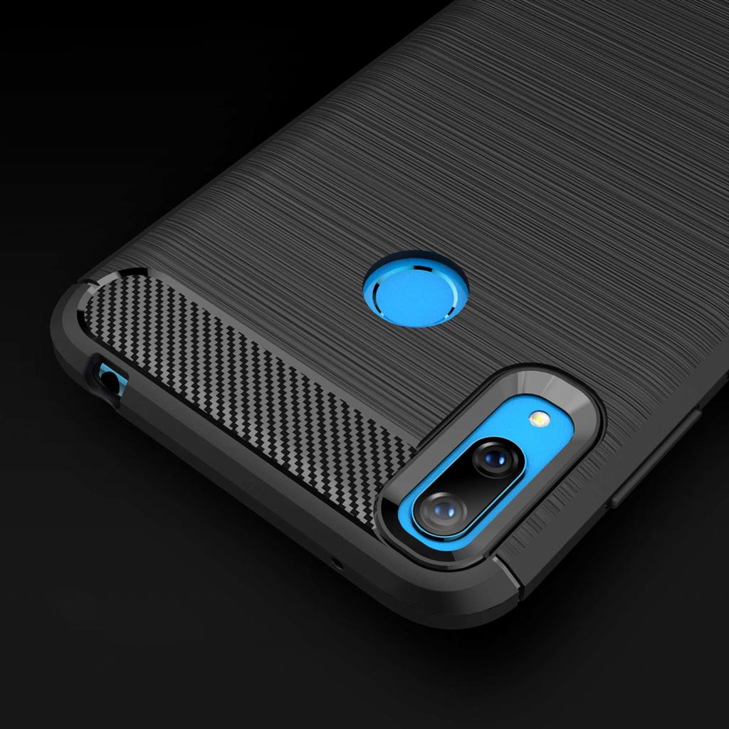 Чохол до мобільного телефона Laudtec для Huawei Y7 2019 Carbon Fiber (Black) (LT-HY72019B) - зображення 8