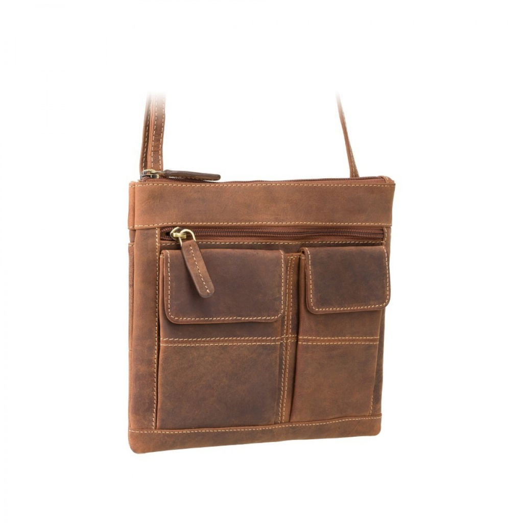 Сумка Visconti 18608 Slim Bag Oil Tan (18608 OIL TAN) - зображення 2