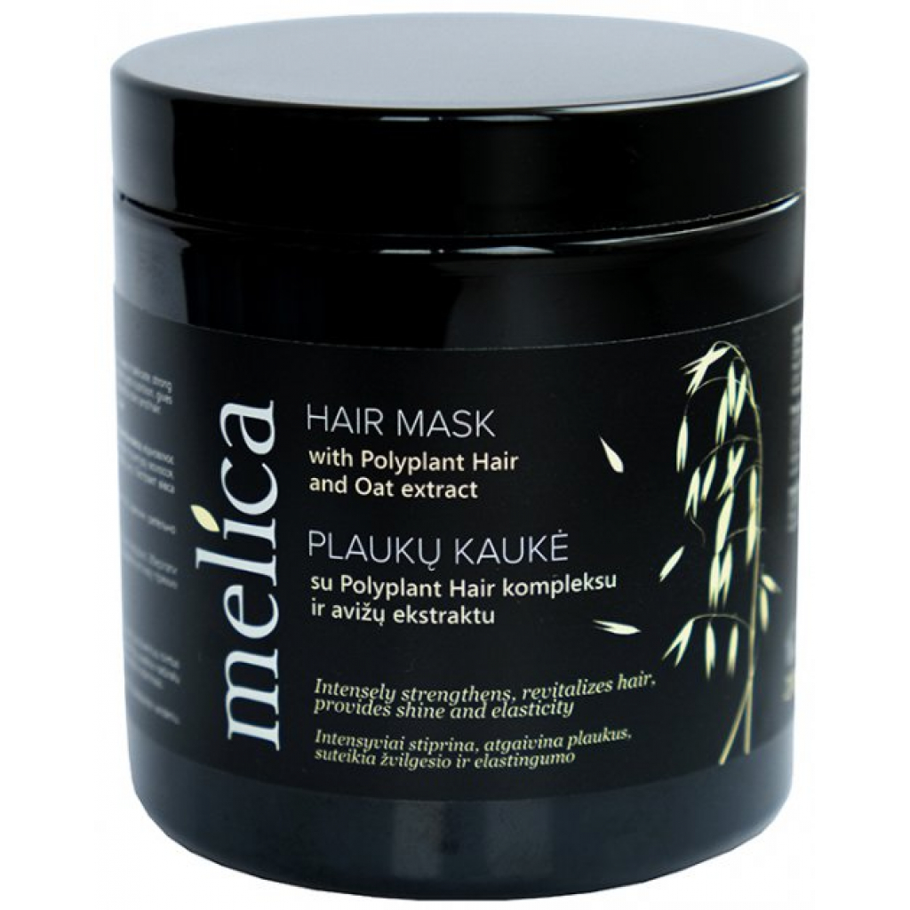 Маска для волосся Melica Black з екстрактом вівса для нормального волосся 200 мл (4770416003563) - зображення 1
