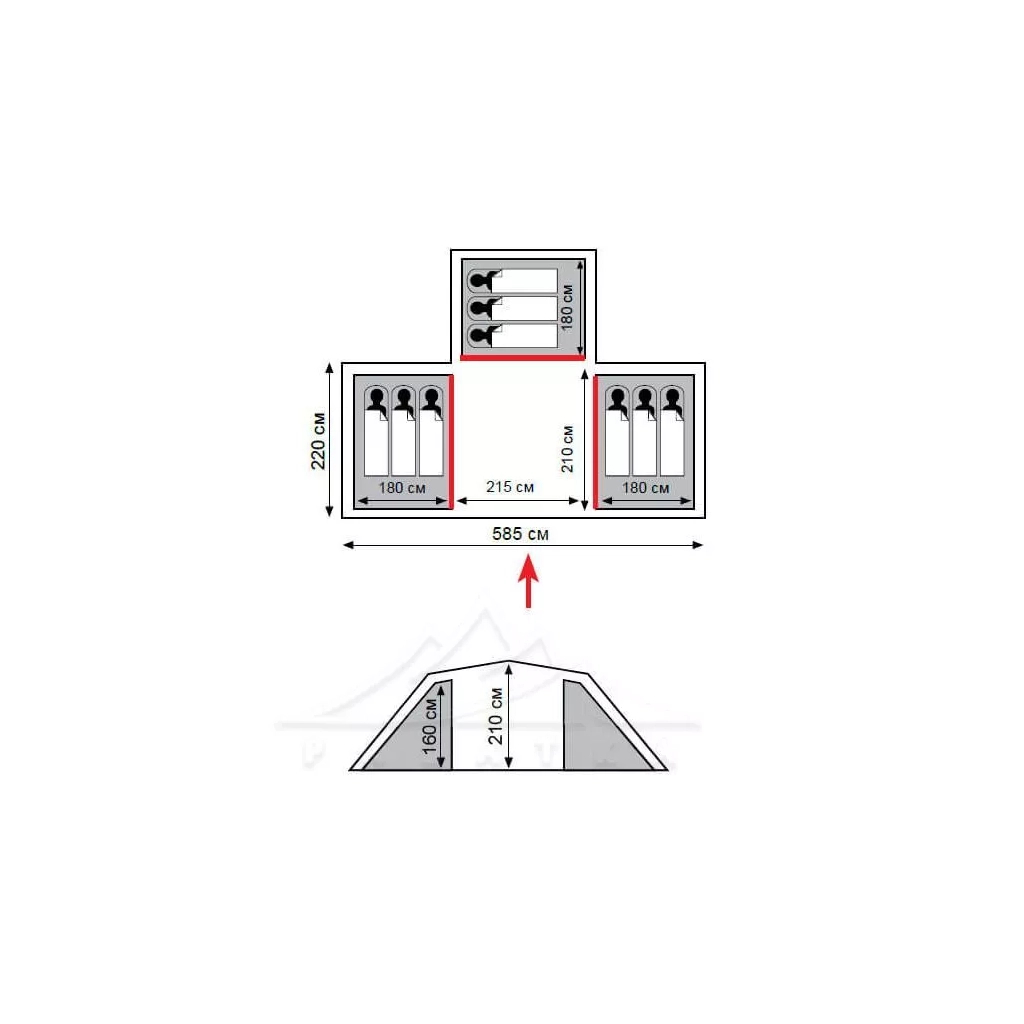 Намет Tramp Brest 9 v2 (UTRT-084) - изображение 3