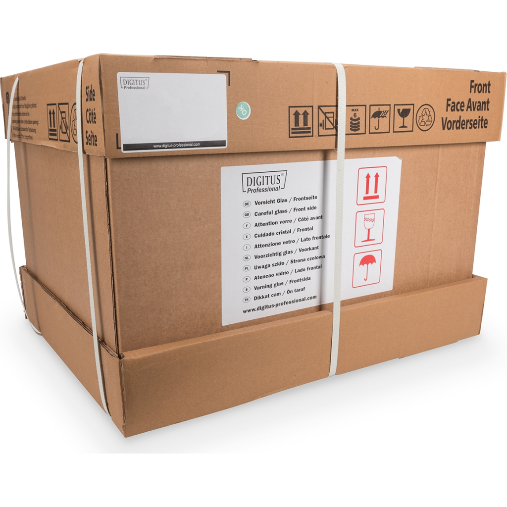 Шафа настінна Digitus 9U Wall Mounting Unique 19" 600x600 (DN-1909U-6/6-SW) - зображення 4