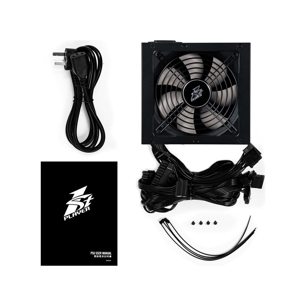 Блок живлення 1stPlayer 800W (DKPM-BRZ-800-BK-EU) - зображення 7