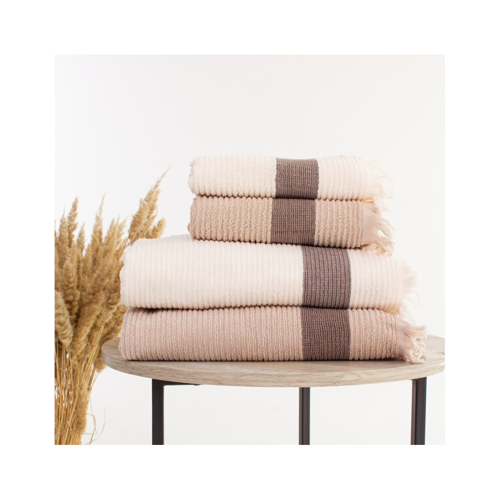 Рушник MirSon Набір лазневих №111 Elite Luxury Day 4 шт (2200005613351) - зображення 1