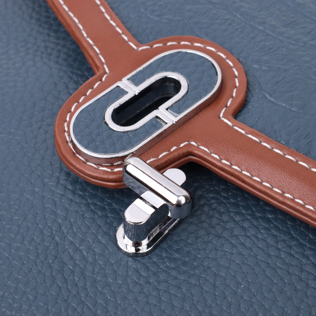 Сумка Vintage З натуральної шкіри Синя (22622) - зображення 7