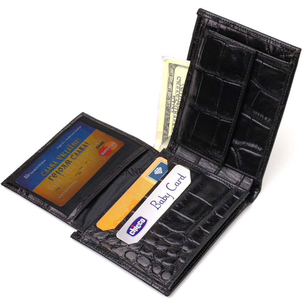 Гаманець Canpellini З натуральної шкіри Чорний (21925) - зображення 6