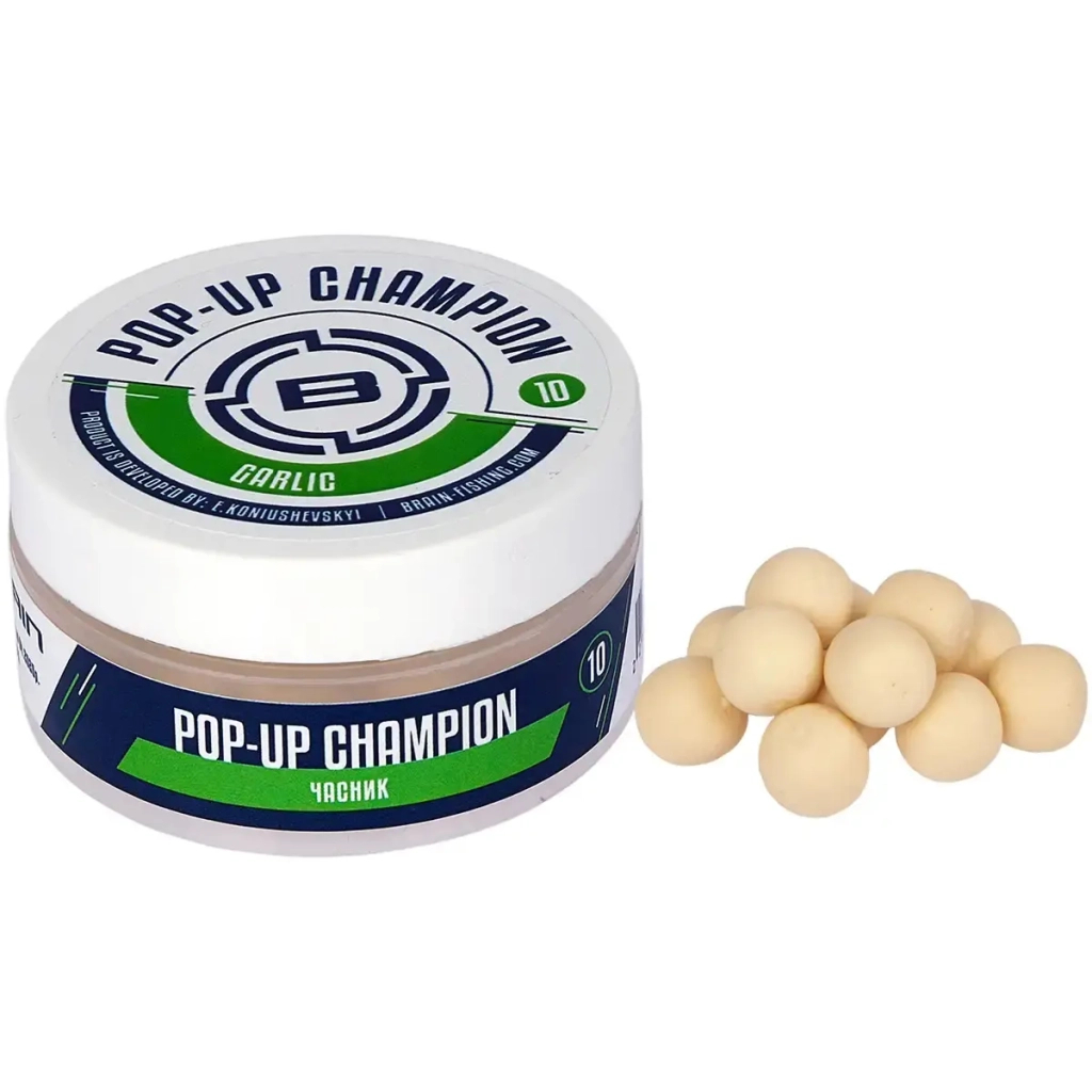 Бойл Brain Champion Pop-Up Garlic (часник) 08mm 34g (1858.22.14) - зображення 1