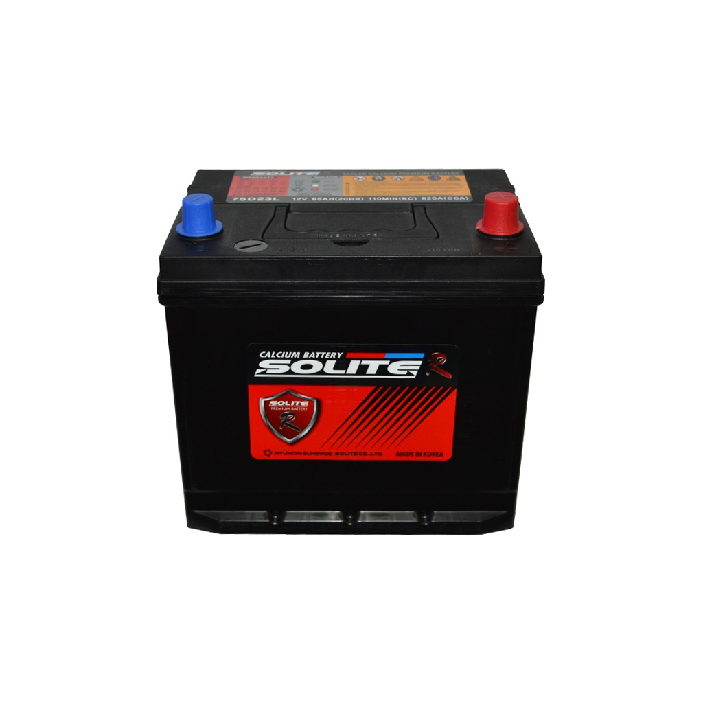 Акумулятор автомобільний Solite R 65Ah (75D23L) - зображення 1
