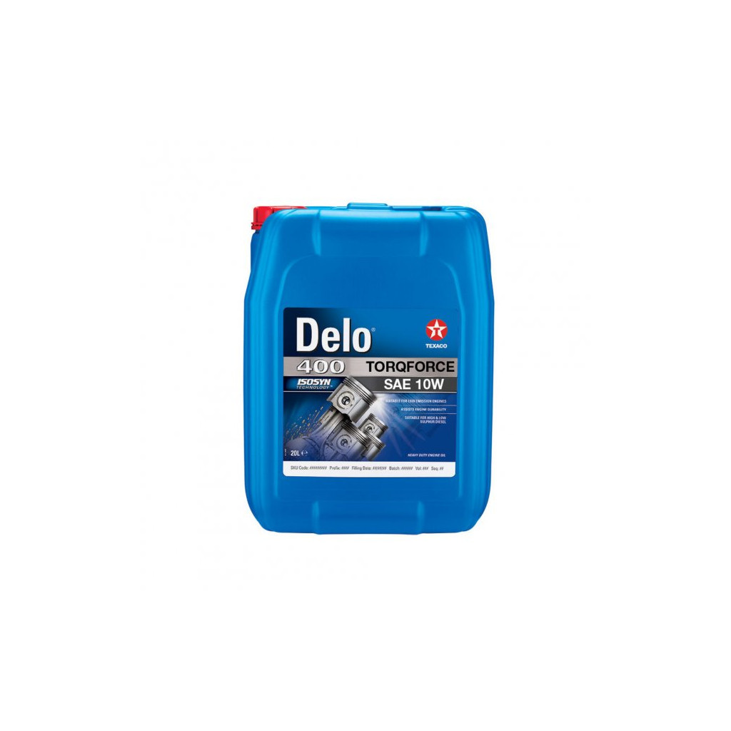 Трансмісійна олива Texaco DELO Torqforce 10W 20л (6805) - зображення 1