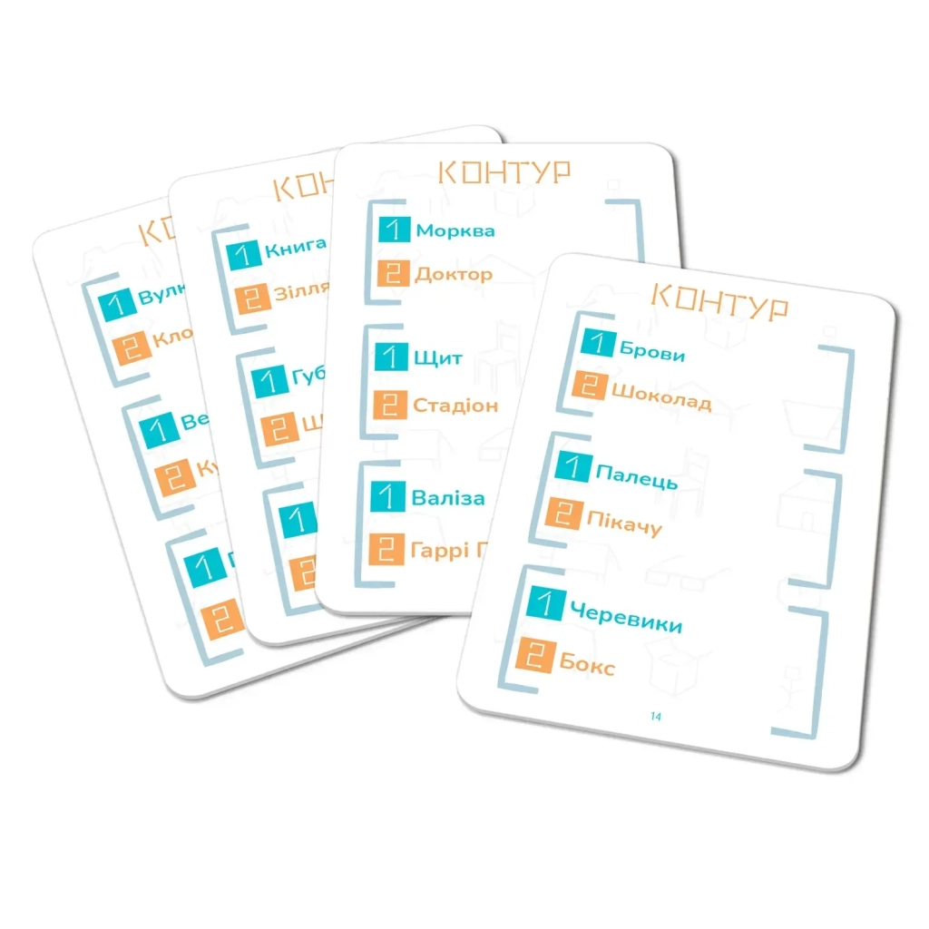 Настільна гра WoodCat Контур (Kontour) (укр.) (897956) - зображення 2