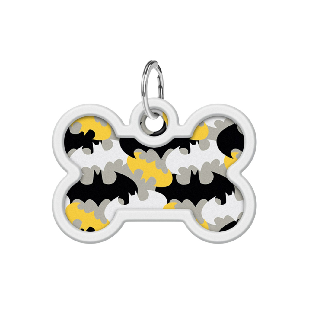 Адресник для тварин WAUDOG Smart ID з QR паспортом "Бетмен візерунок", кістка 40х28 мм (0640-1020) - изображение 2