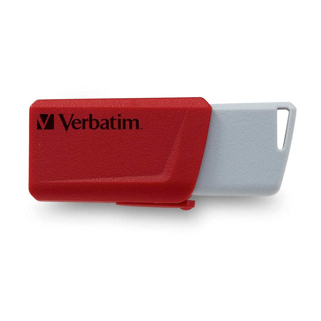 USB флеш накопичувач Verbatim 3x16GB Store 'n' Click Red/Blue/Yellow USB 3.2 (49306) - зображення 10
