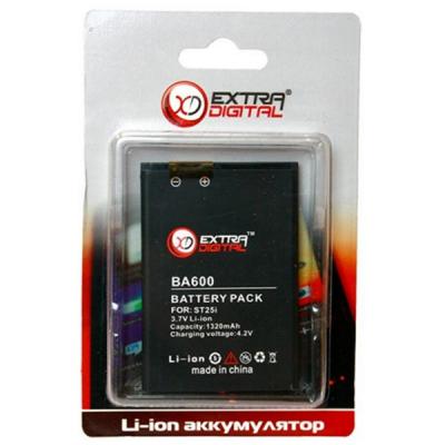 Акумуляторна батарея Extradigital Sony Ericsson BA600 (1320 mAh) (BMS6344) - зображення 3