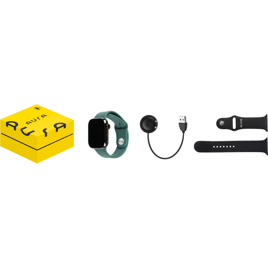 Смарт-годинник AURA X3 Pro 47mm Green (SWAX347G) - зображення 5