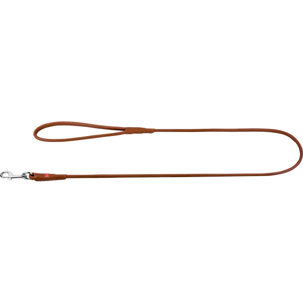 Повідець для собак WAUDOG Soft круглий XS d6 Д 122 см коричневий (04916) - зображення 2