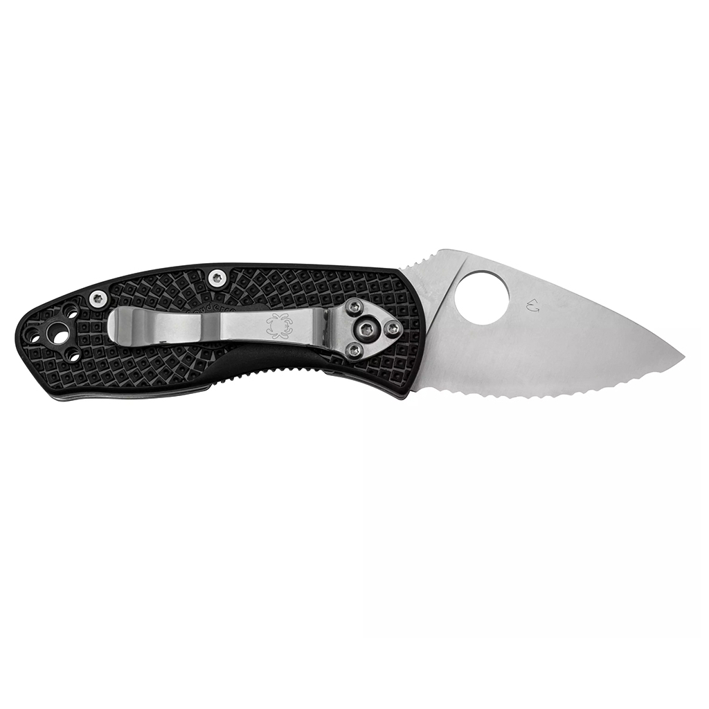 Ніж Spyderco Ambitious Serrated Black (C148SBK) - зображення 2