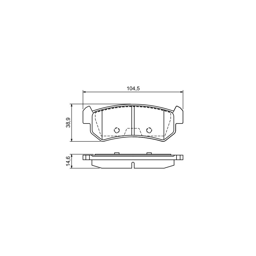Гальмівні колодки Bosch 0 986 494 133 - зображення 5