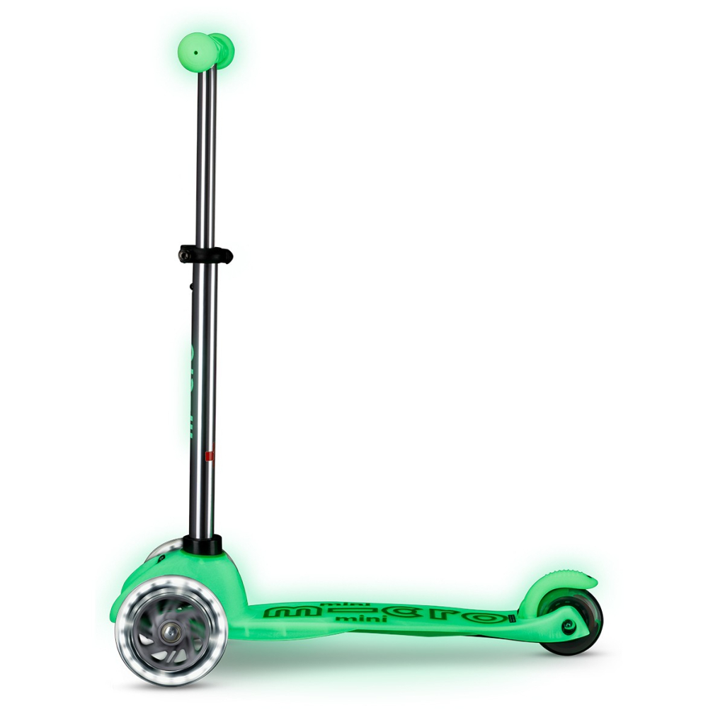 Самокат Micro Mini Deluxe Glow LED Крижаний лайм (MMD216) - изображение 2