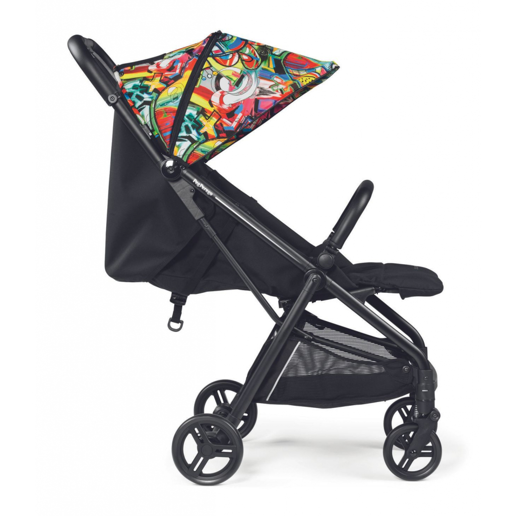 Коляска Peg-Perego Selfie Street Art чорна з абстрактним малюнком (IP22000000AT99RO01) - зображення 2
