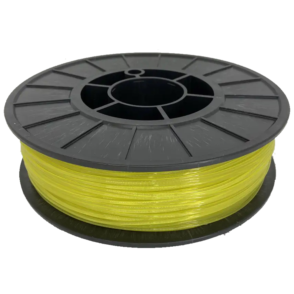 Пластик для 3D-принтера 3Dplast PLA 1.75мм, 0.85кг, transparently-yellow (3DPLA17508CYL) - зображення 2