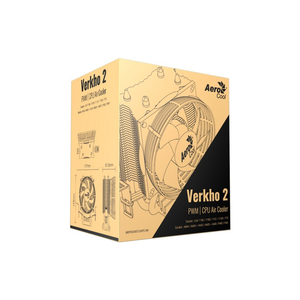 Кулер до процесора AeroCool Verkho 2 (ACTC-NA20210.01) - зображення 7