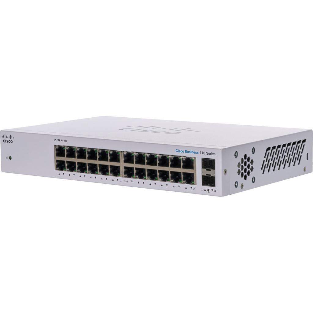 Комутатор мережевий Cisco CBS110-24T-EU - зображення 1