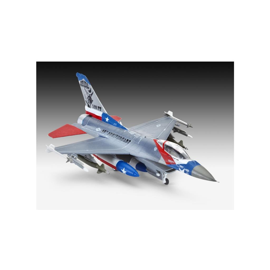 Збірна модель Revell Винищувач F-16C Fighting Falcon рівень 4 масштаб 1:144 (RVL-03992) - зображення 4