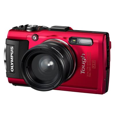 Цифровий фотоапарат Olympus TG-4 Red (V104160RE000) - зображення 8