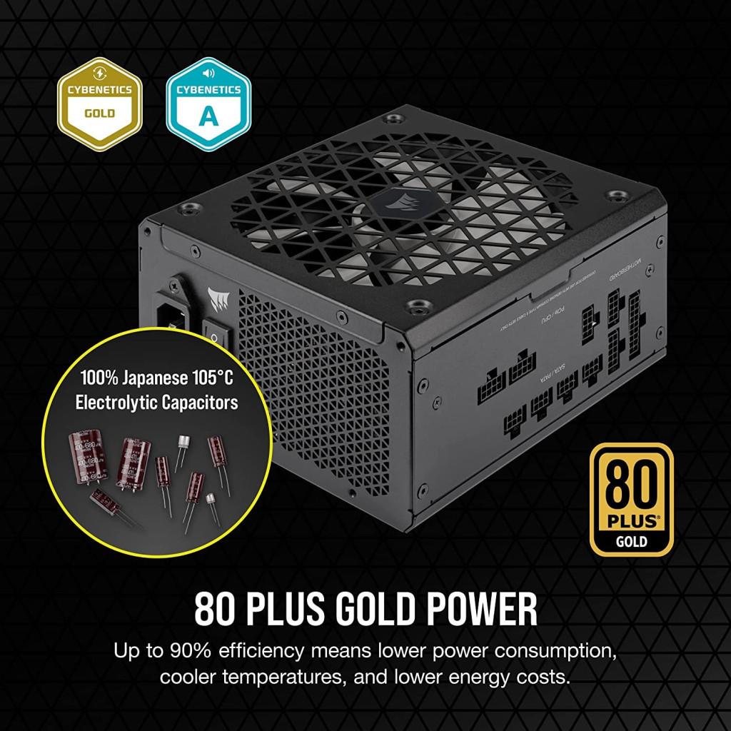 Блок живлення Corsair 750W RM750x Shift PCIE5 (CP-9020251-EU) - зображення 3