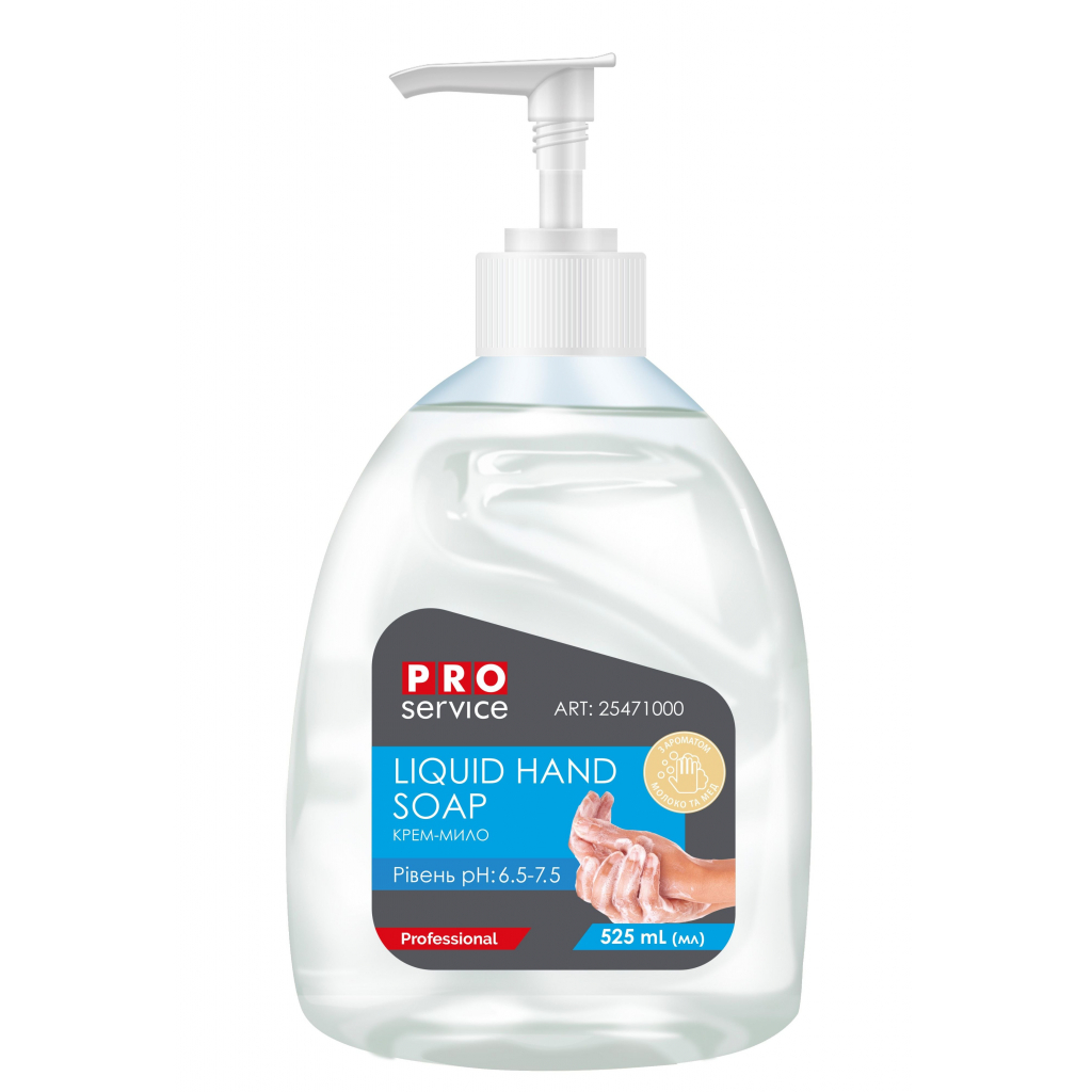Рідке мило PRO service з бальзамом Молоко і мед 525 мл (4823071641165) - зображення 1