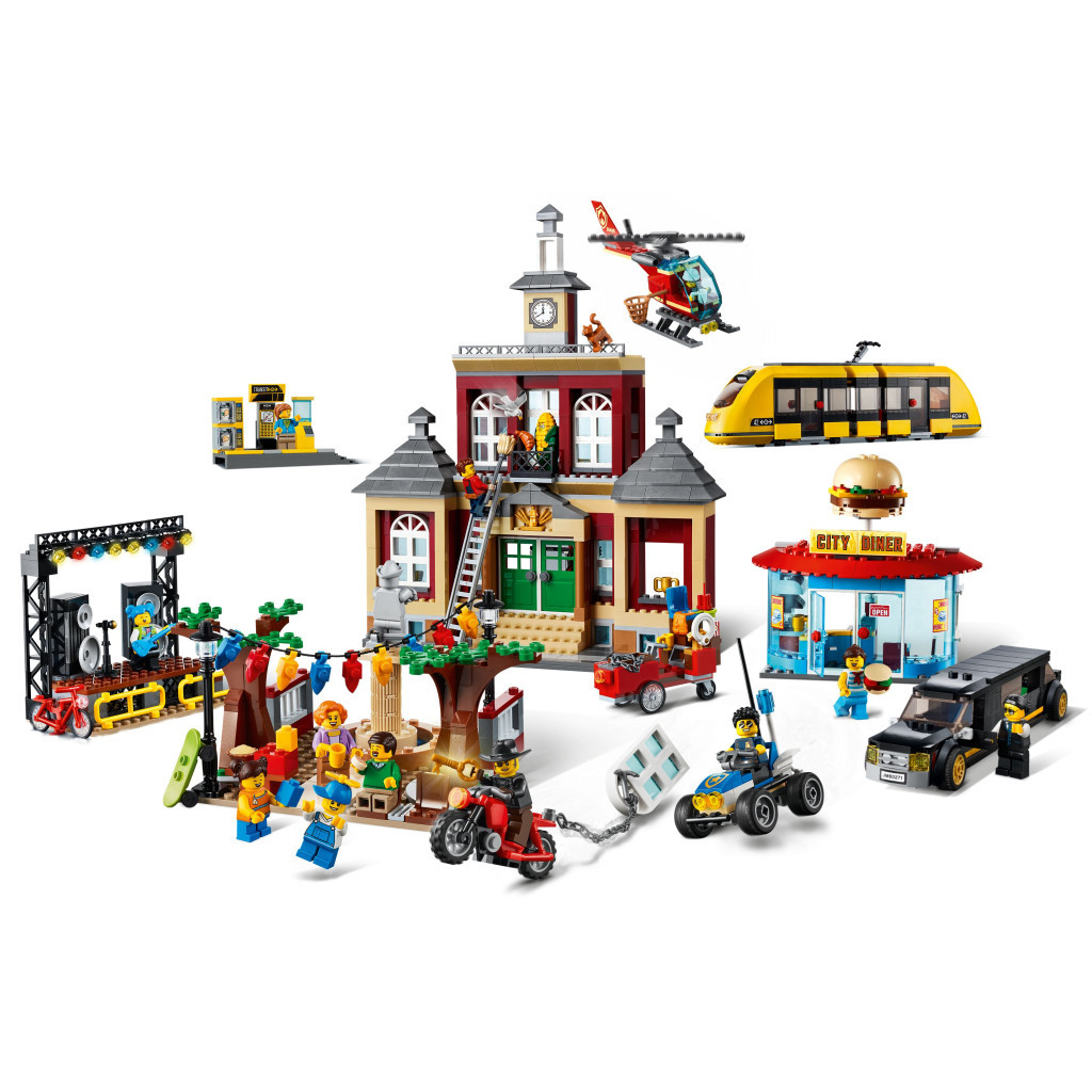 Конструктор LEGO City Міська площа 1517 деталей (60271) - зображення 3