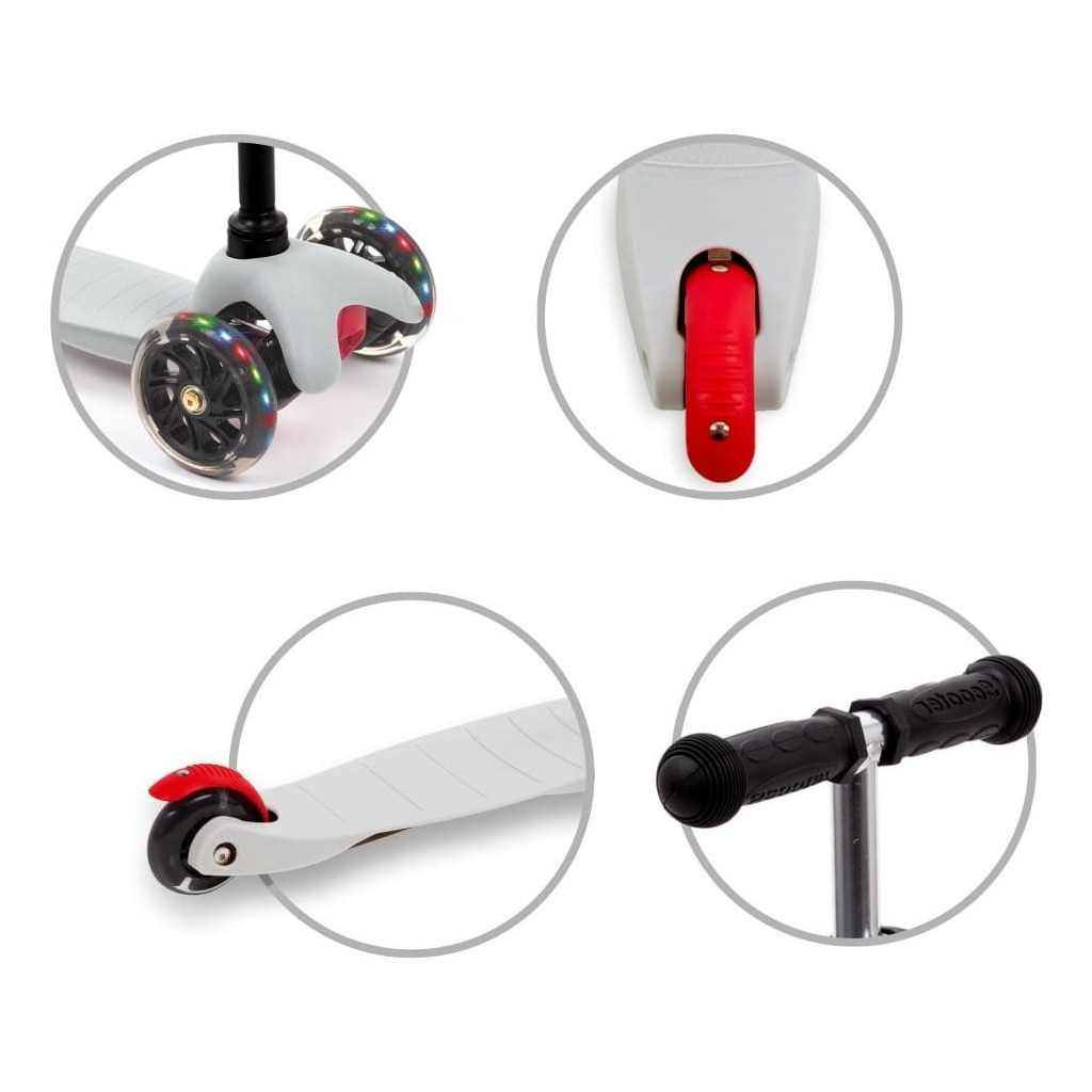 Самокат Kidwell Uno Gray (HUBAUNO01A1) - зображення 7