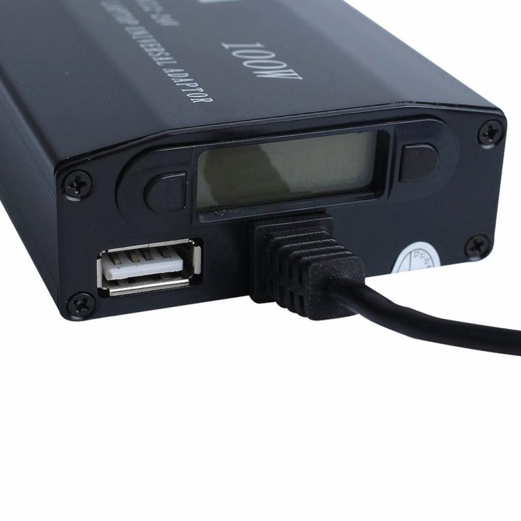 Блок живлення до ноутбуку Porto 100W, DC 15-24V (рег), 5A max, + USB 5V,1A, + автомобильный (MN-505K) - зображення 5