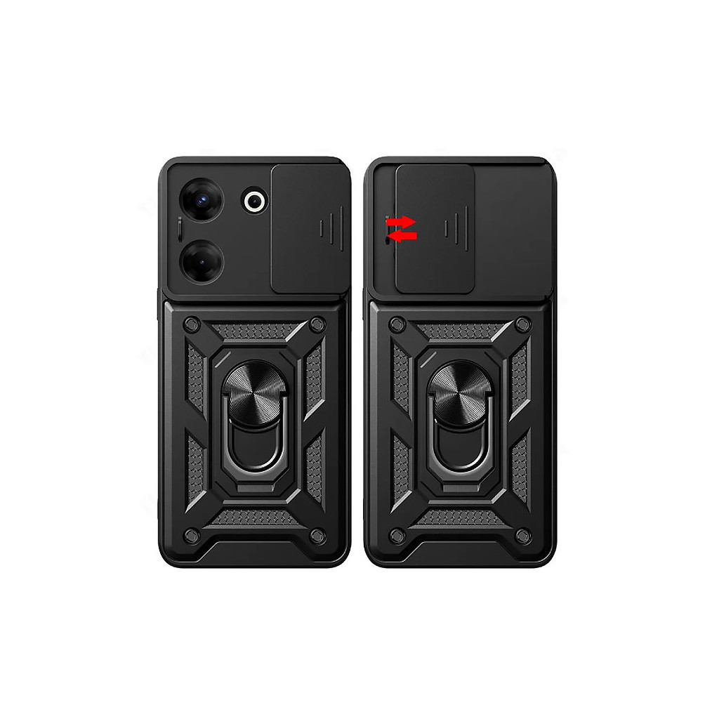 Чохол до мобільного телефона BeCover Military Tecno Camon 20 Pro (CK7n) Black (710003) - зображення 3