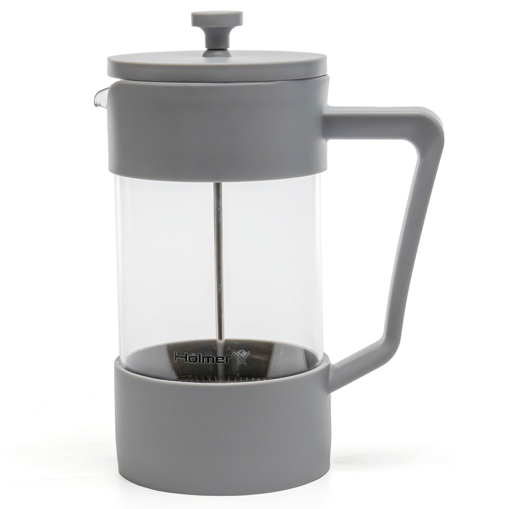 Френч-прес Hölmer Lotus Сірий 1 л (FP-01000-PGR Lotus) - зображення 1