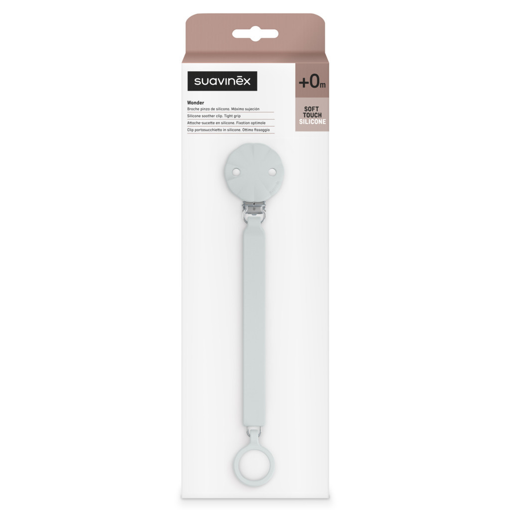 Кліпса для пустушок Suavinex Wonder світло-голуба (402543) - зображення 5