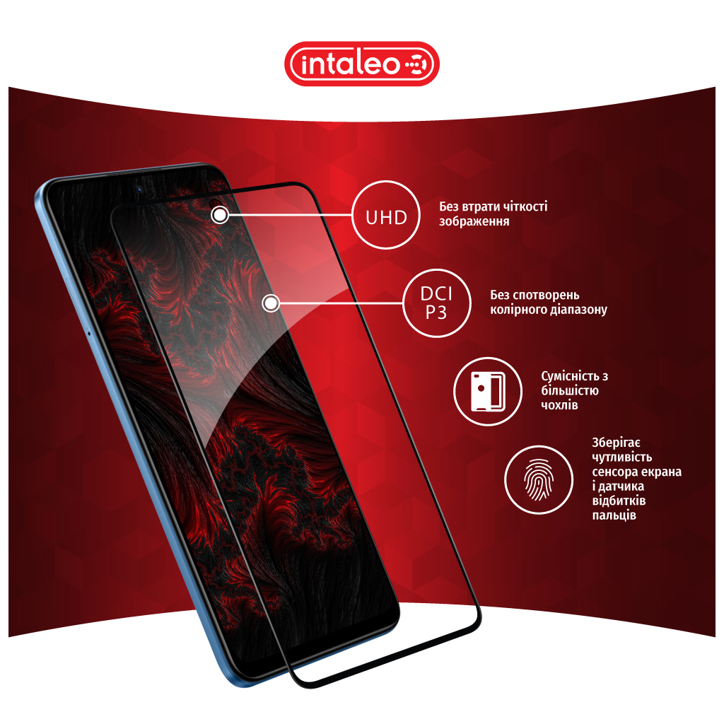 Скло захисне Intaleo Full Glue Xiaomi Poco X5 Black (1283126567421) - зображення 4