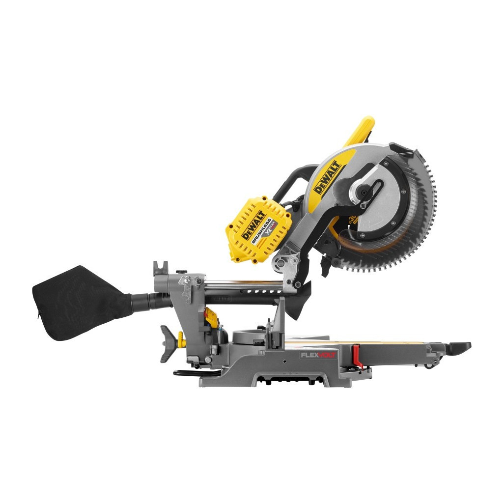 Торцювальна пила DeWALT 54В XR FLEXVOLT Li-Ion, диск 305х30 мм, XPS, 25.5 кг, 2x6Ah, БЖ (DHS780T2A) - изображение 4
