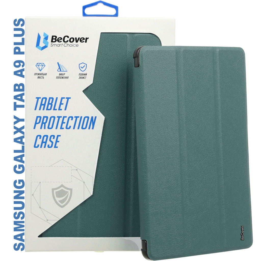 Чохол до планшета BeCover Flexible TPU Mate Samsung Tab A9 Plus SM-X210/SM-X215/SM-X216 11.0" Dark Green (710343) - зображення 1