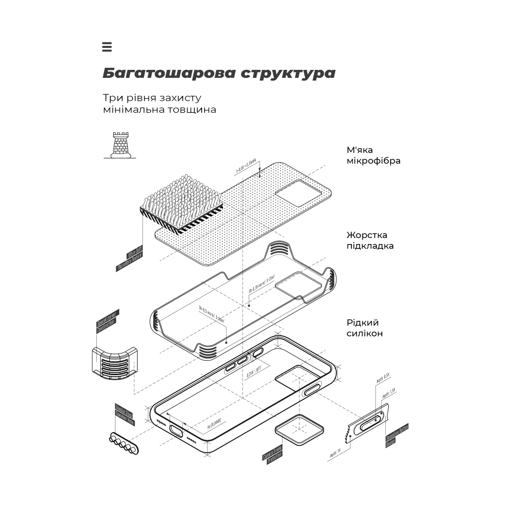 Чохол до мобільного телефона Armorstandart ICON Case Xiaomi Redmi 10/10 2022 Red (ARM62761) - зображення 4