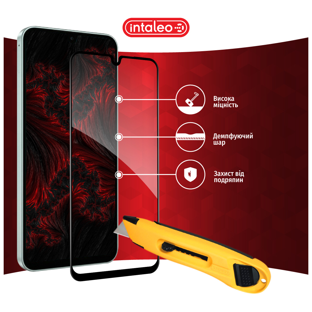 Скло захисне Intaleo Full Glue Samsung A26 Black (1283126608063) - зображення 5