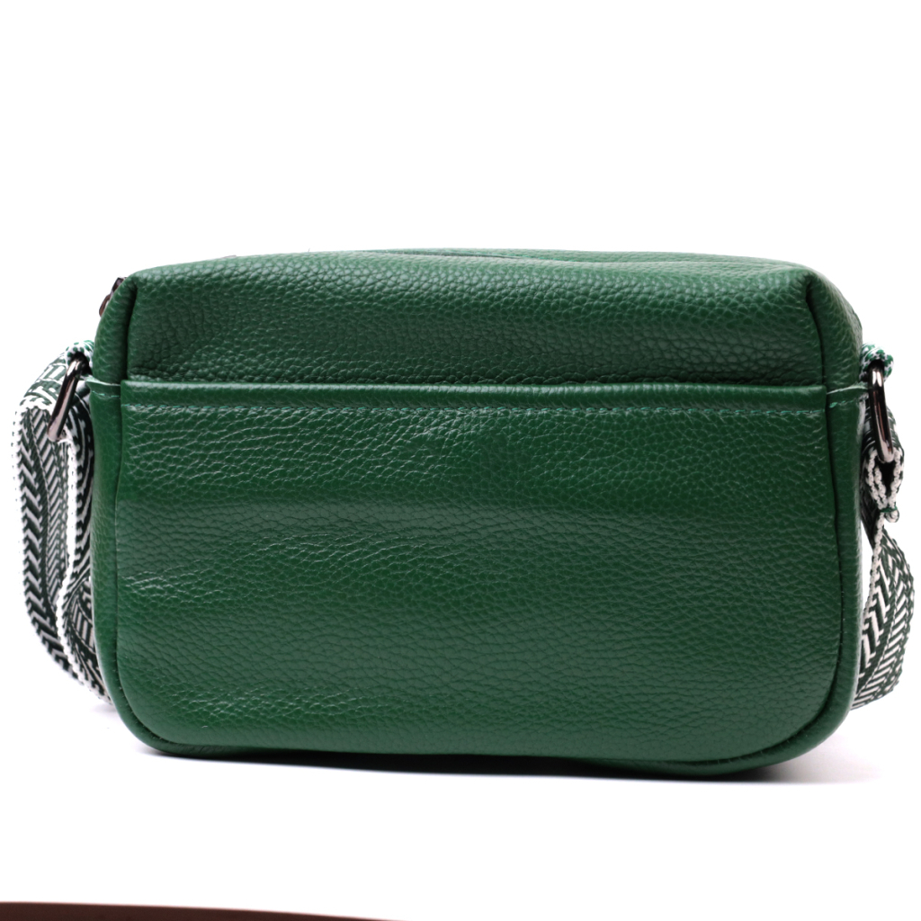 Сумка Vintage З натуральної шкіри Зелена (22603) - зображення 6